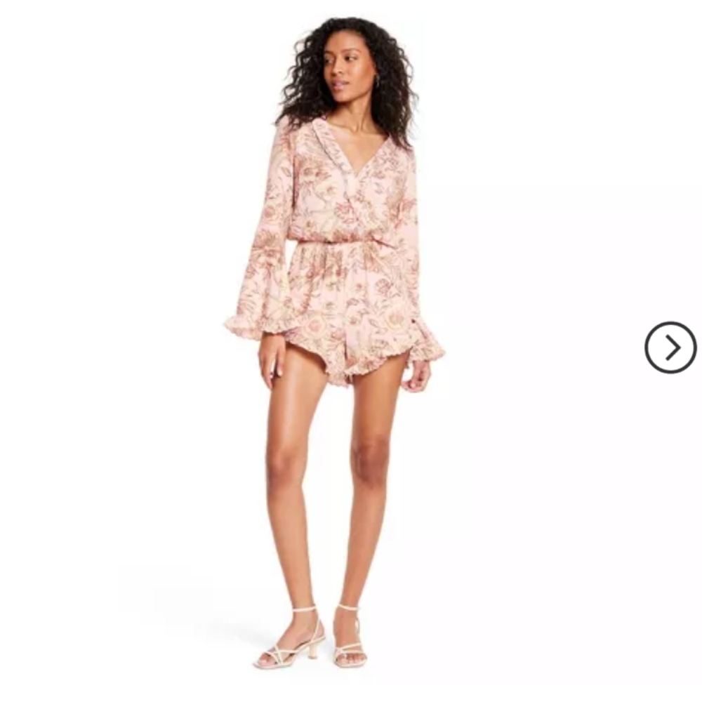 Aguabendita× Target Romantic Floral print romper